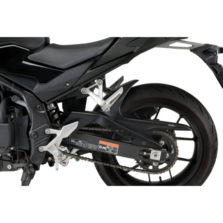 GUARDABARROS TRASERO PUIG PARA HONDA CB500X 22-24 NEGRO MATE