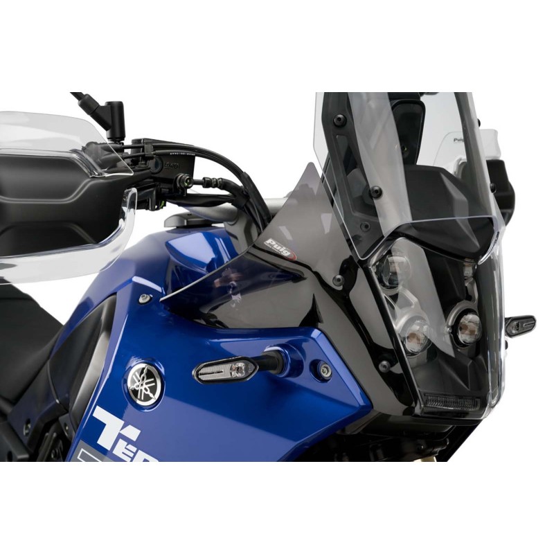 PUIG INCREASED FRONT DEFLECTORS YAMAHA TENERE 700 19-24 DARK SMOKE