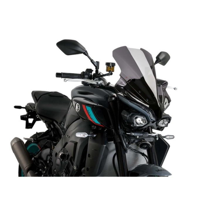 PUIG NAKED SCREEN NG TOURING FOR YAMAHA MT-10 22-24 DARK SMOKE