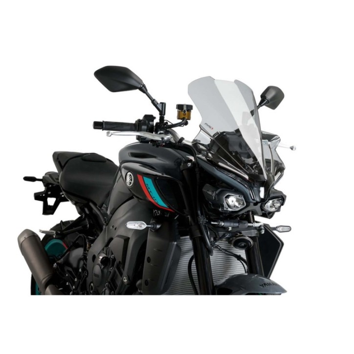 PUIG Bulle Nue NG TOURING POUR YAMAHA MT-10 22-24 FUMEE CLAIRE