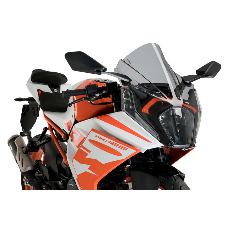 Pare-brise Puig Z Racing pour KTM RC125 22/24, fume clair