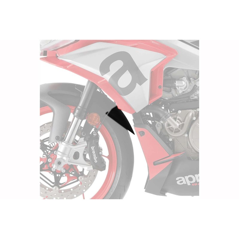 EXTENSION GUARDABARROS DELANTERO PUIG APRILIA RS 660 21-24 NEGRO MATE