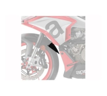 PUIG EXTENSION DE GARDE-BOUE AVANT APRILIA RS 660 21-24 NOIR MAT