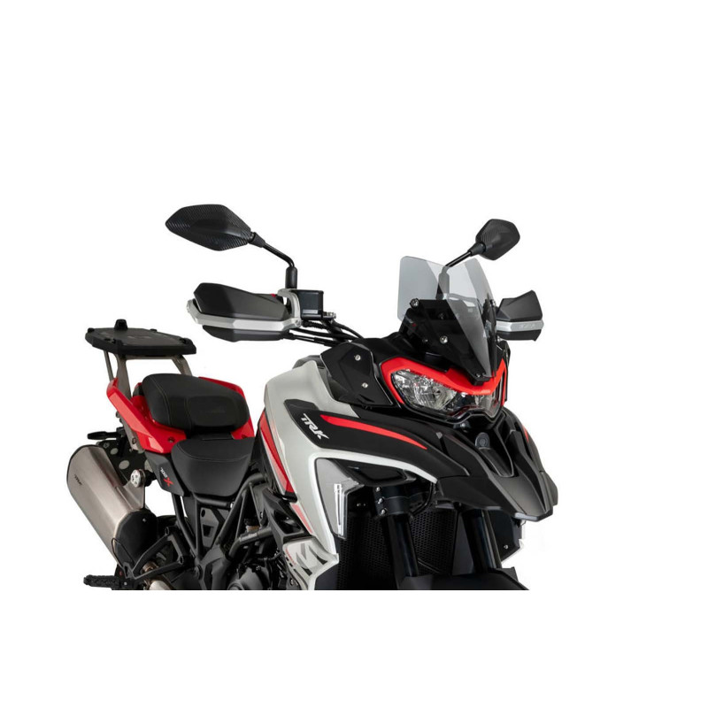 puig sport windshield for benelli trk 702 23 24 light smoke