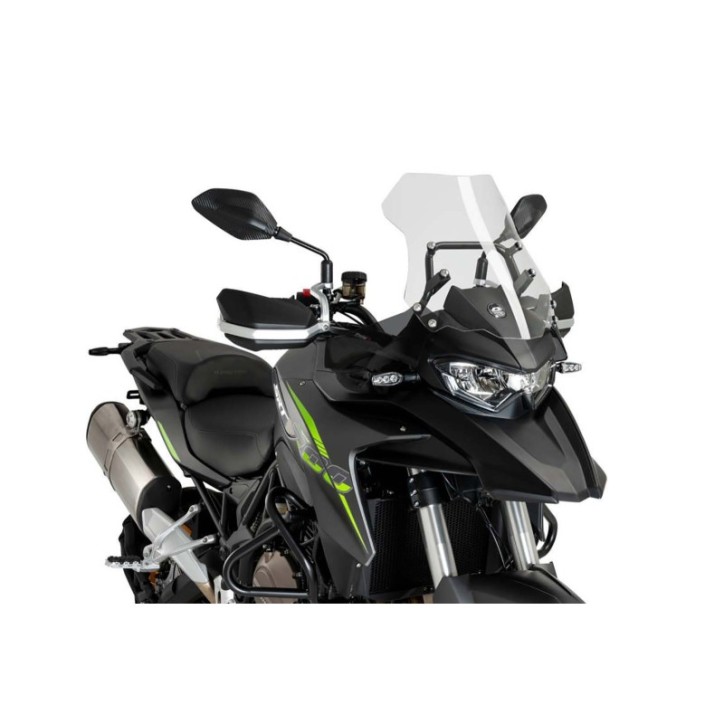 PUIG INCREASED FRONT DEFLECTORS FOR QJ SRT 550 X TRAIL 23-24 DARK SMOKE