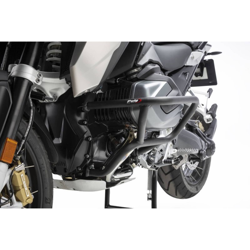 PUIG BARRE DI PROTEZIONE MOTORE BMW R1250 GS TRIPLE BLACK 21-23 NERO-BASSO