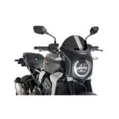 PUIG SEMI-FAIRED SCREEN HONDA CB1000R NEO SPORTS CAFE 18-20 DARK SMOKE-BLACK