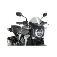 PUIG SEMI-FAIRED SCREEN HONDA CB1000R NEO SPORTS CAFE 18-20 LIGHT SMOKE-BLACK