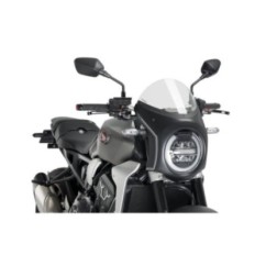 PUIG ECRAN SEMI-CARENE HONDA CB1000R NEO SPORTS CAFE 18-20 TRANSPARENT-NOIR