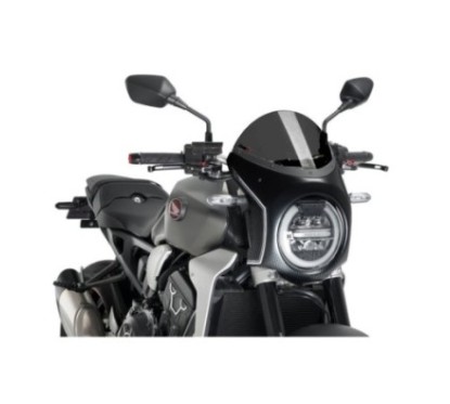 PUIG CUPOLINO SEMICARENATO HONDA CB1000R NEO SPORTS CAFE 18-20 FUME SCURO-CARBON