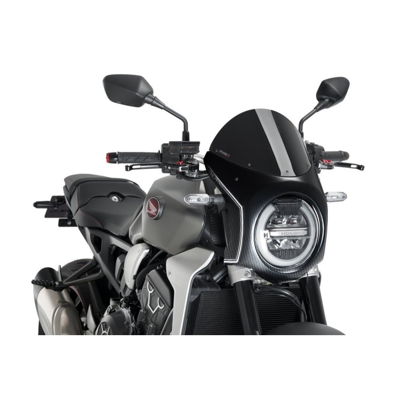 CUBREPUIG SEMICARENADO HONDA CB1000R NEO SPORTS CAFE 18-20 NEGRO-CARBONO