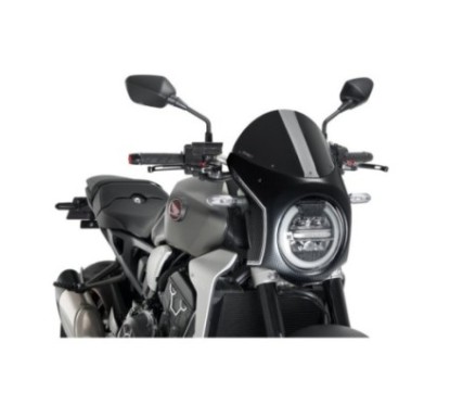 PUIG CUPOLINO SEMICARENATO HONDA CB1000R NEO SPORTS CAFE 18-20 NERO-CARBON