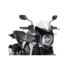 PUIG CUPOLINO SEMICARENATO HONDA CB1000R NEO SPORTS CAFE 18-20 TRASPARENTE-CARBON