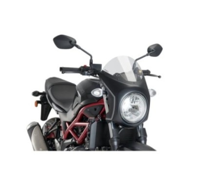 CUBREPUIG SEMICARNEADO SUZUKI SV650 16-24 HUMO CLARO-NEGRO