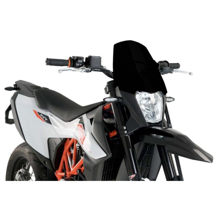 PANTALLA PUIG NAKED NG SPORT PARA KTM 690 ENDURO R 19-24 NEGRO