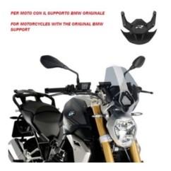 PANTALLA NAKED PUIG NG SPORT-SOPORTE OEM. BMW R1250 R 18-24 HUMO LIGERO