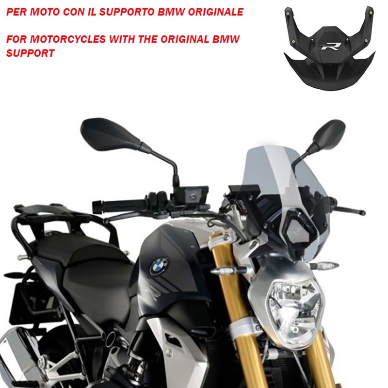 PUIG CUPOLINO NAKED N.G. SPORT-OEM SUPP. BMW R1250 R 18-24 FUME CHIARO