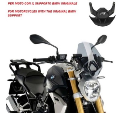 PANTALLA NAKED PUIG NG SPORT-SOPORTE OEM. BMW R1250 R 18-24 HUMO LIGERO