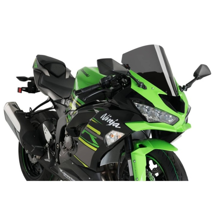 ECRAN PUIG R-RACER POUR KAWASAKI ZX-6R 636 NINJA 13-17 FUME FONCE