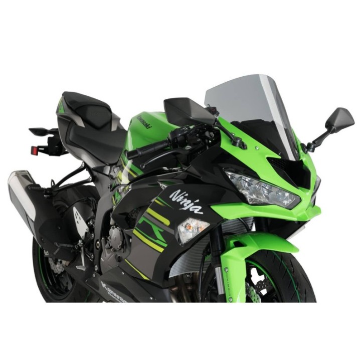 ECRAN PUIG R-RACER POUR KAWASAKI ZX-6R 636 NINJA 13-17 FUME CLAIR