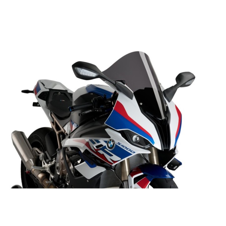 ECRAN PUIG R-RACER POUR BMW M1000RR 21-22 FUME FONCE