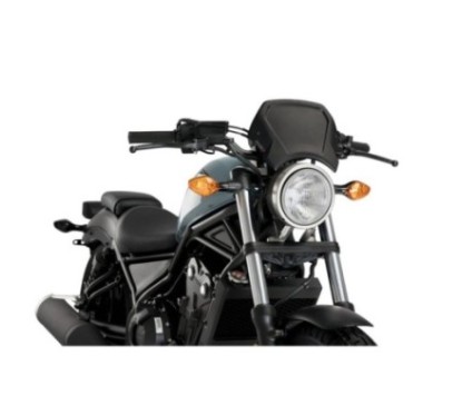 CARENAGE AVANT PUIG ALUMINIUM HONDA CMX 500 REBEL 20-24 NOIR