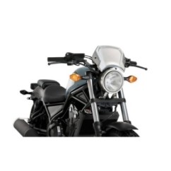 PUIG CARENATURA FRONTALE IN ALLUMINIO HONDA CMX 500 REBEL 20-24 SILVER