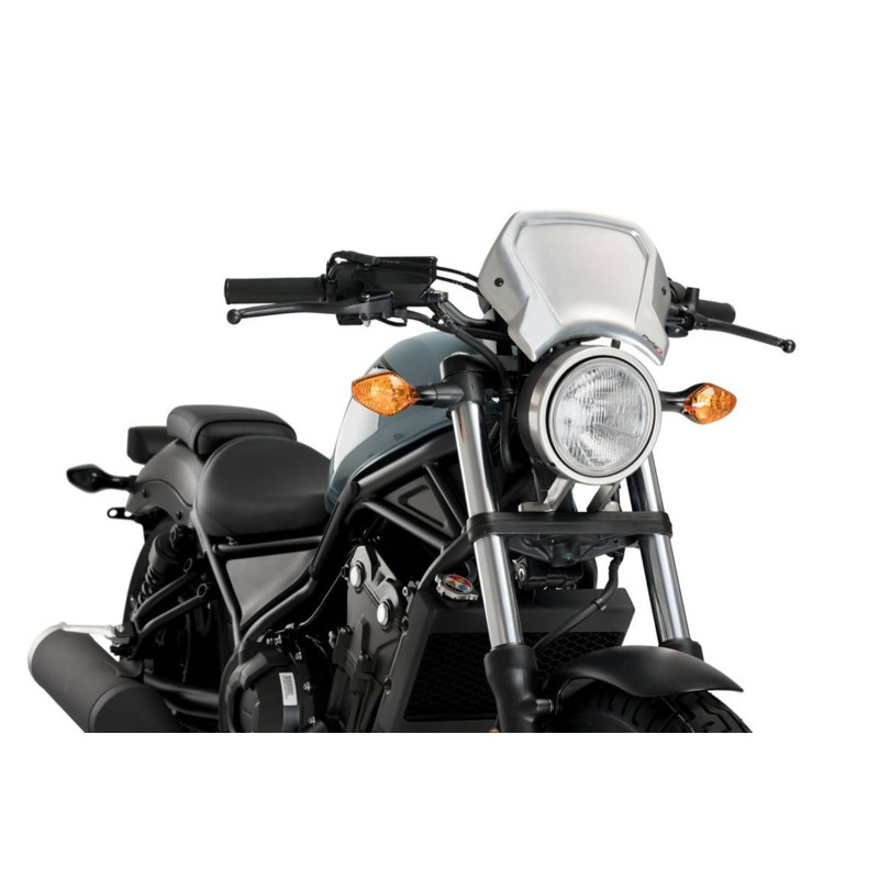 Carenage avant en aluminium Puig pour Honda CMX 500 Rebel 2020/25 argent