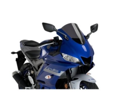 ECRAN PUIG R-RACER YAMAHA YZF-R3 19-24 FUME FONCE