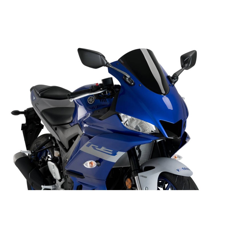 ECRAN PUIG R-RACER YAMAHA YZF-R3 19-24 NOIR