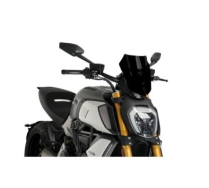 PARABRISAS PUIG NAKED NG SPORT AJUSTABLE DUCATI DIAVEL 1260 19-24 NEGRO