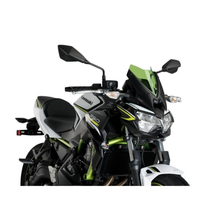 PUIG ECRAN NAKED N.G. SPORT POUR KAWASAKI Z650 20-24 VERT