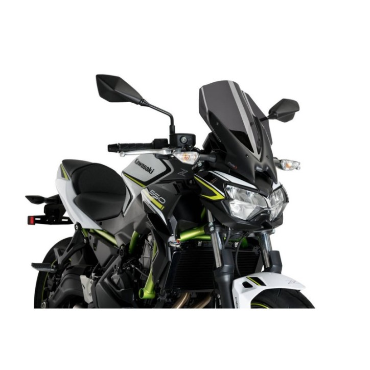 PUIG Bulle Nue NG TOURING POUR KAWASAKI Z650 20-24 FUMEE FONCEE