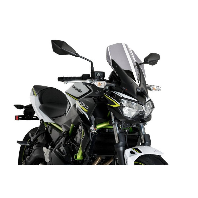 PUIG NAKED WINDSCHILD NG TOURING KAWASAKI Z650 20-24 LIGHT SMOKE