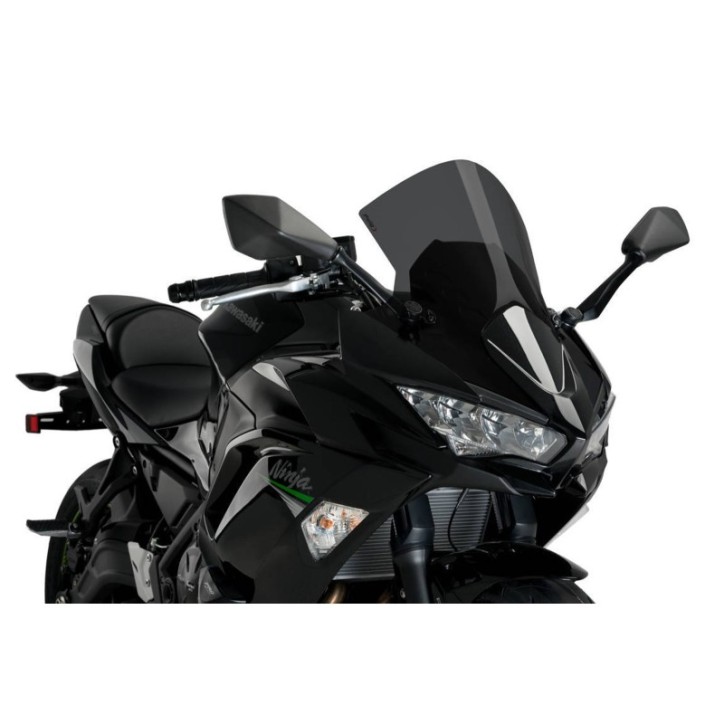 ECRAN PUIG R-RACER POUR KAWASAKI NINJA 650 20-24 FUME FONCE