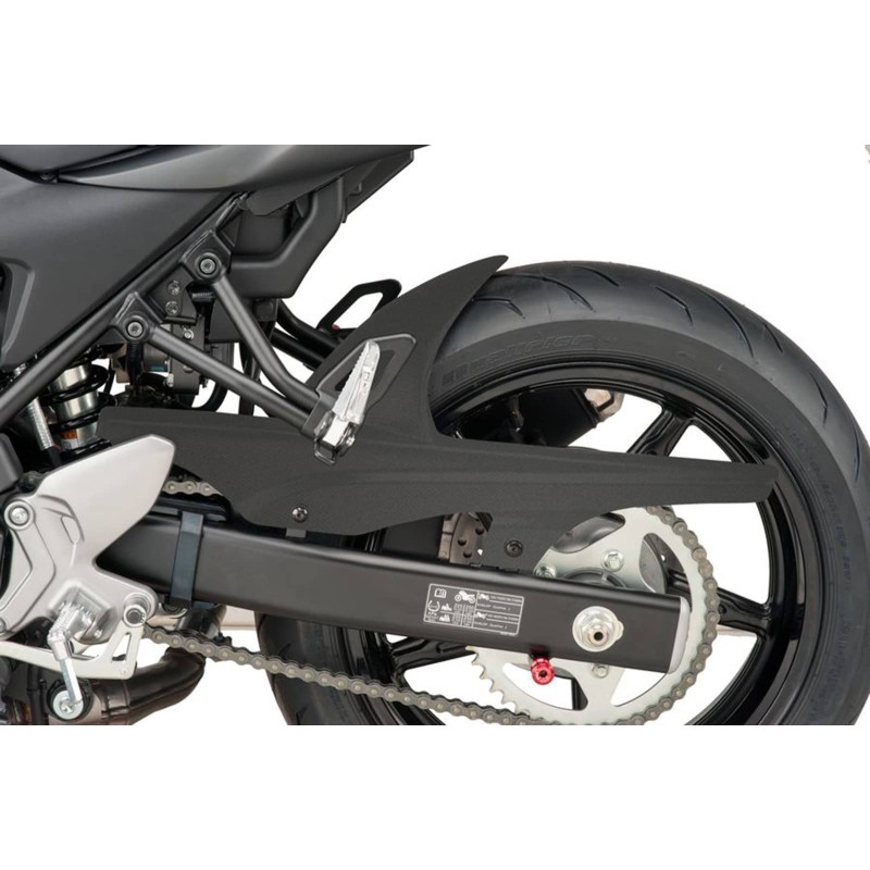 GARDE-BOUE ARRIERE PUIG SUZUKI SV650 16-24 NOIR MAT