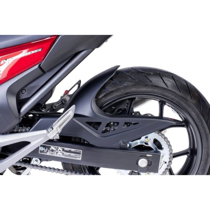 GARDE-BOUE ARRIERE PUIG POUR HONDA NC750X 21-24 NOIR MAT