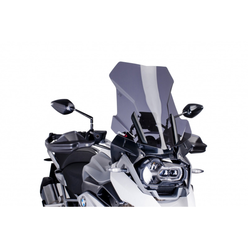 puig touring windshield for bmw r1250 gs triple black 21 23 dark smoke