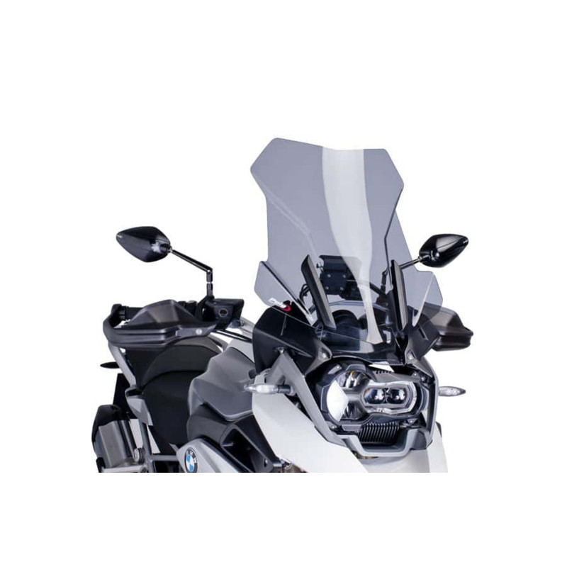 puig cupolino touring per bmw r1250 gs triple black 21 23 fume chiaro