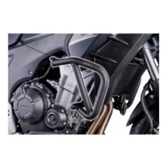 BARRAS DE PROTECCION MOTOR PUIG HONDA CB500F 22-24 NEGRO