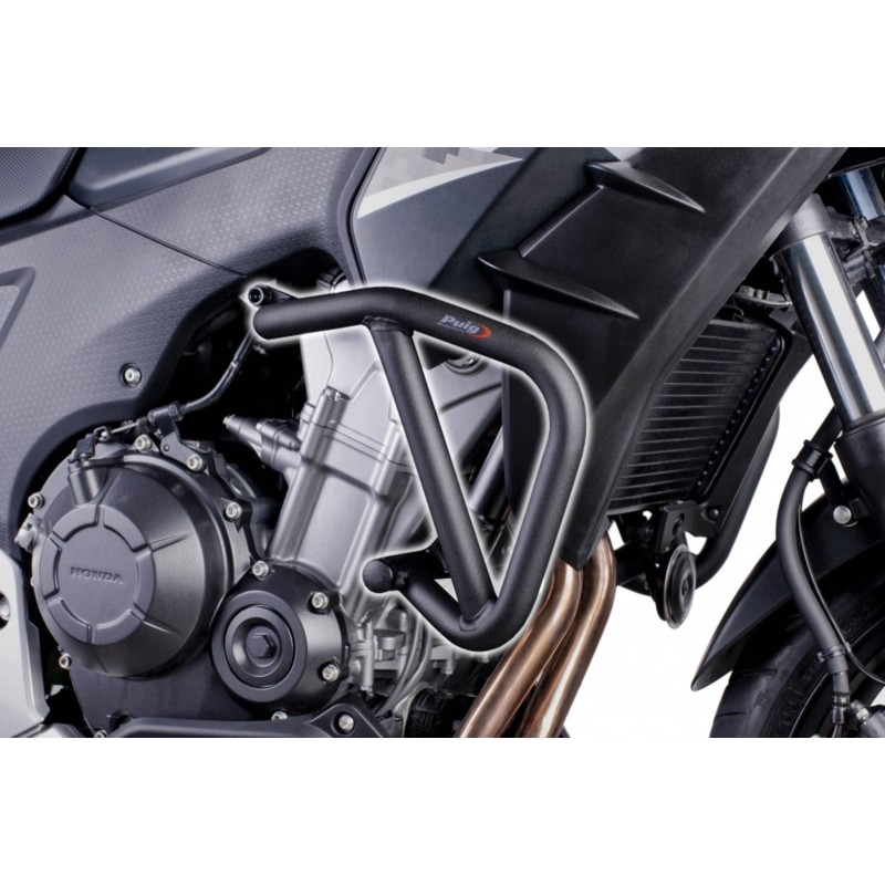 BARRES DE PROTECTION MOTEUR PUIG HONDA CB500F 22-24 NOIR