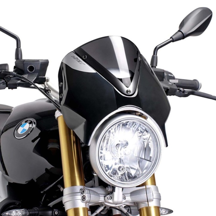 PARE-BRISE ARRIERE PUIG POUR BMW R NINE T 14-16 FUME FONCE-NOIR