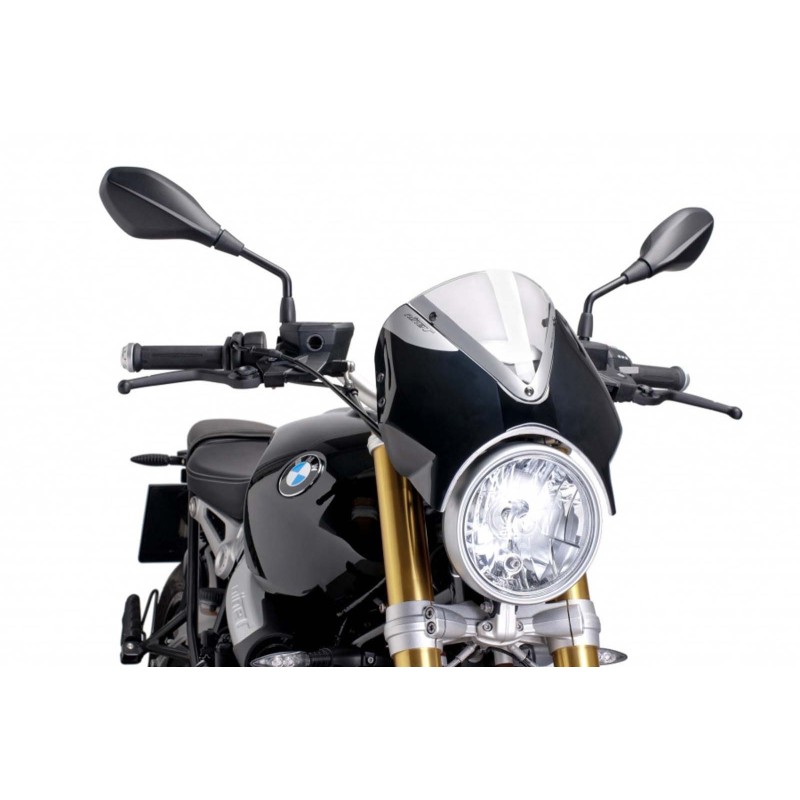 PARE-BRISE ARRIERE PUIG BMW R NINE T 14-16 TRANSPARENT-NOIR