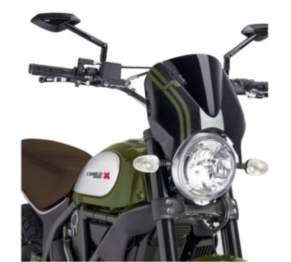 PARABRISAS PUIG RETRO DUCATI SCRAMBLER DESERT SLED 17-22 NEGRO-NEGRO