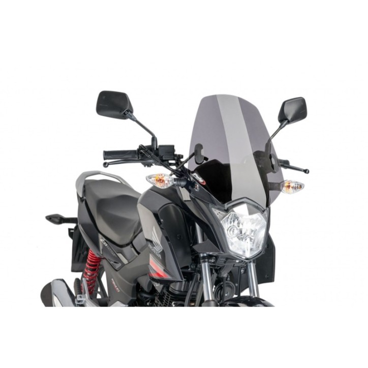 PUIG NAKED WINDSCHILD NG SPORT FUR HONDA CB125F 15-24 LIGHT SMOKE