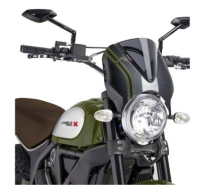 PARABRISAS PUIG RETRO DUCATI SCRAMBLER 1100 SPORT SPECIAL 18-20 HUMO OSCURO-CARBONO