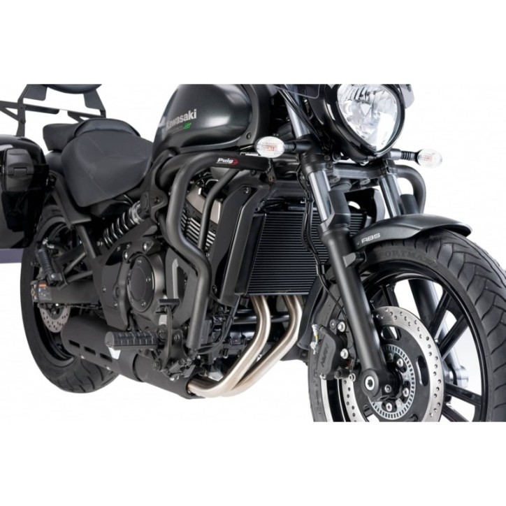 BARRAS DE PROTECCION DEL MOTOR PUIG PARA KAWASAKI VULCAN S EDICION ESPECIAL 17-20 NEGRO