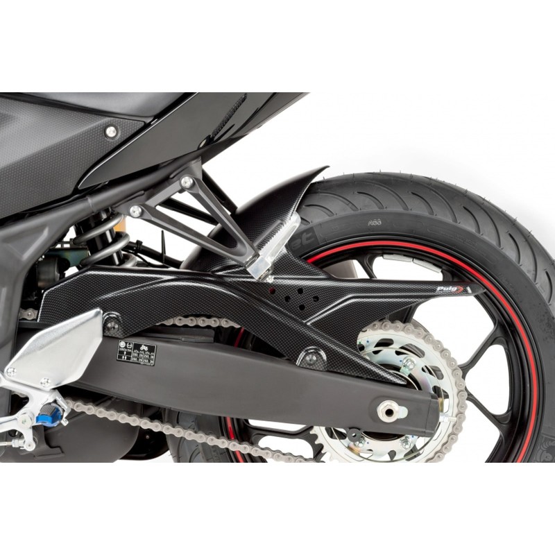 GUARDABARROS TRASERO PUIG YAMAHA MT-03 20-24 LOOK CARBONO