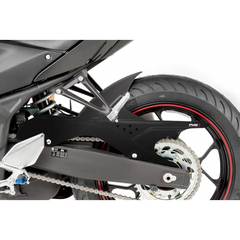 GARDE-BOUE ARRIERE PUIG YAMAHA MT-03 20-24 NOIR MAT