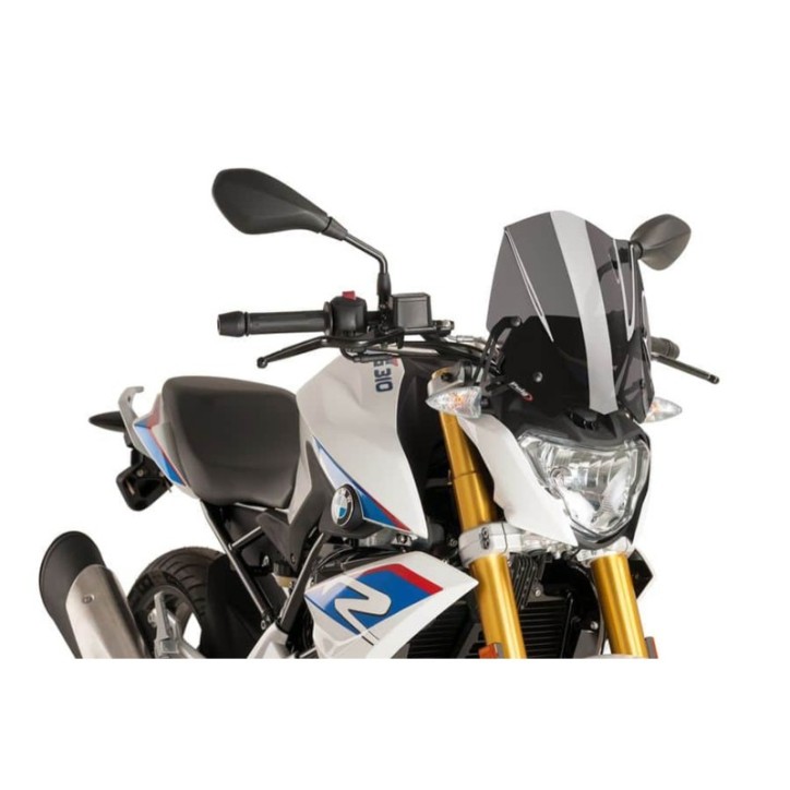 PUIG ECRAN NAKED N.G. SPORT POUR BMW G310 R 16-24 FUME FONCE